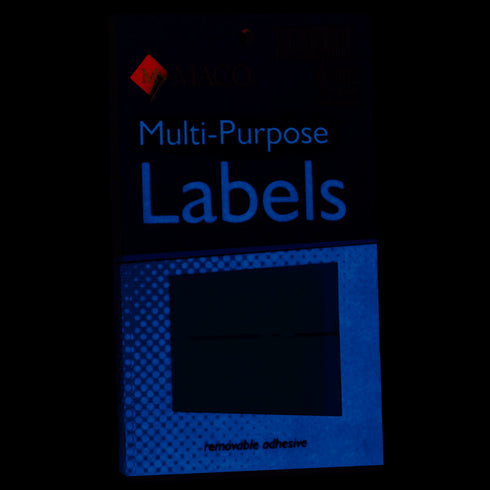LABEL M 1/2X3/4 RECTANGULAR MACO